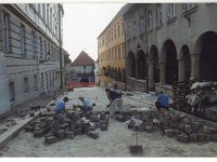 Gornji grad. Kamenita ulica kolovoz 2006. godine, popločenje (Foto Slavko Šterk MGZ)